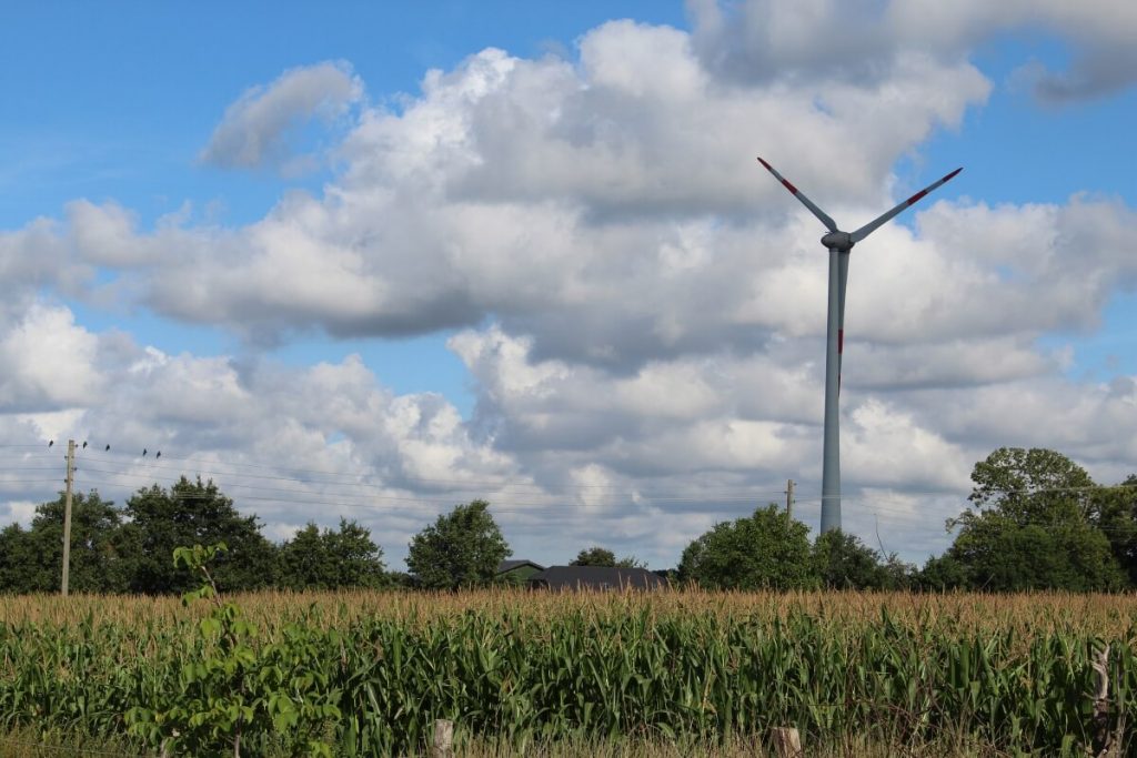 Windrad am Niederrhein